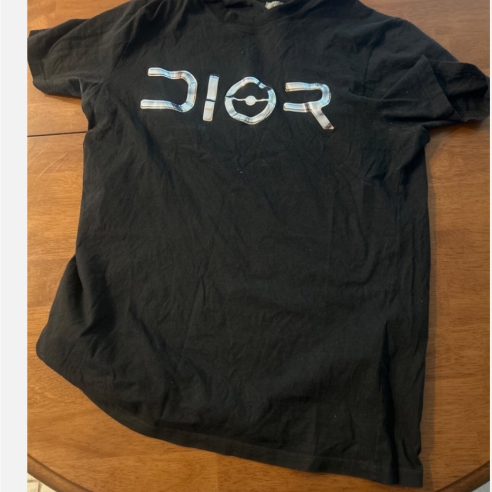 Dior Black Short Sleeve Tee